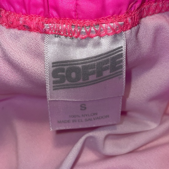 Soffe neon, pink 100% nylon shorts size small - Picture 7 of 11